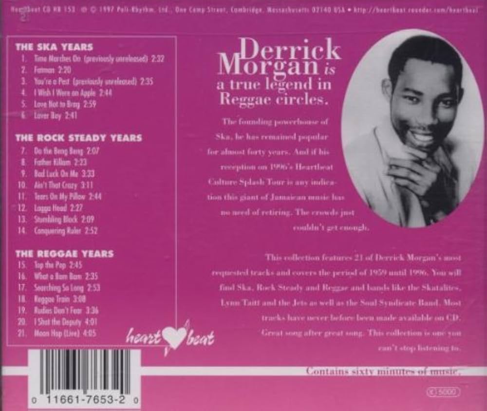 【中古】 Time Marches on デリック・モーガン Morgan, Derrick - Time Marches On: Derrick Morgan Sings Ska